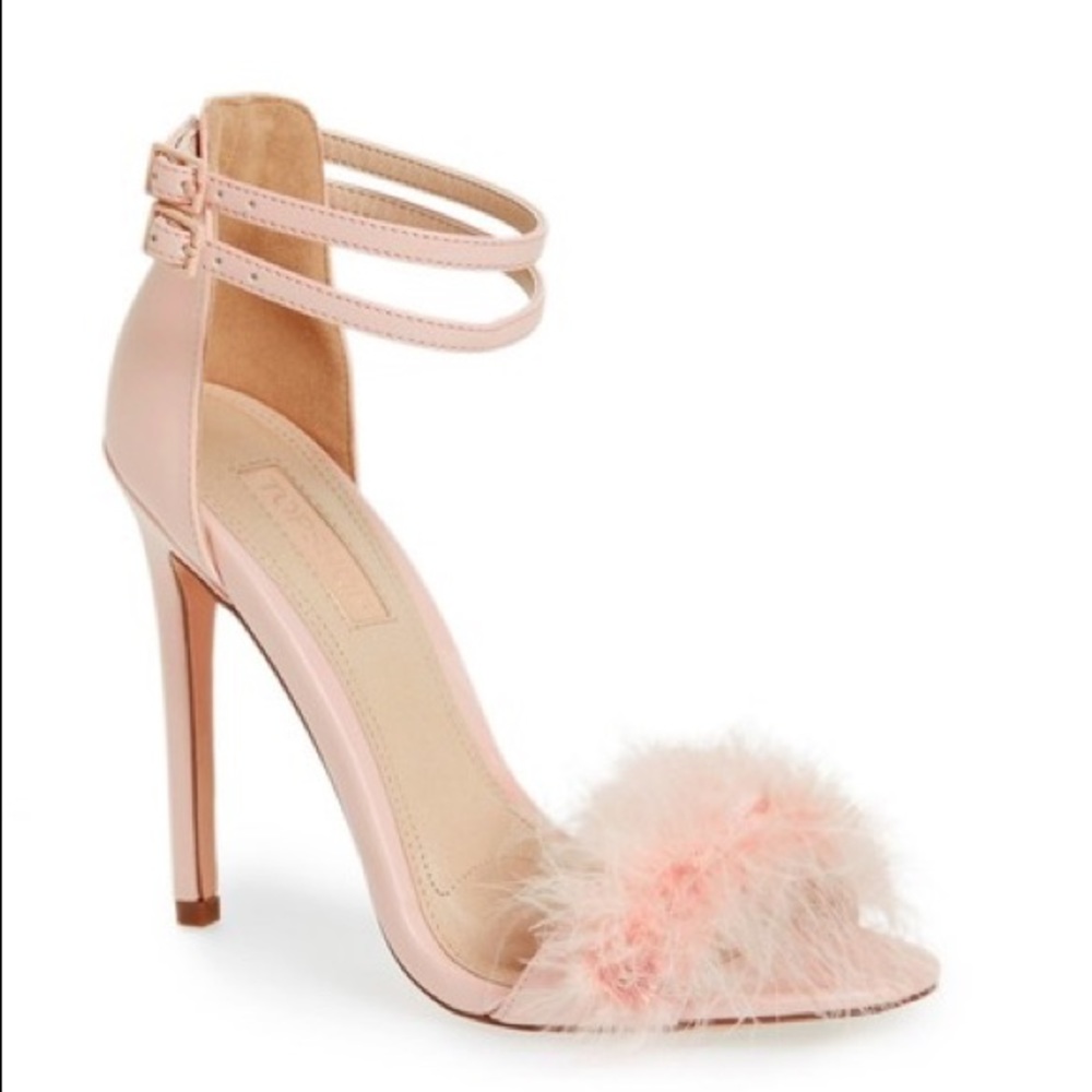 Top Shop ‘Reese’ feather heels